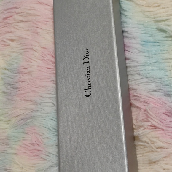 FIRM PRICE! NWOT Christian Dior CD Charm Gold Tone Necklace W Box Never Worn - Picture 8 of 8